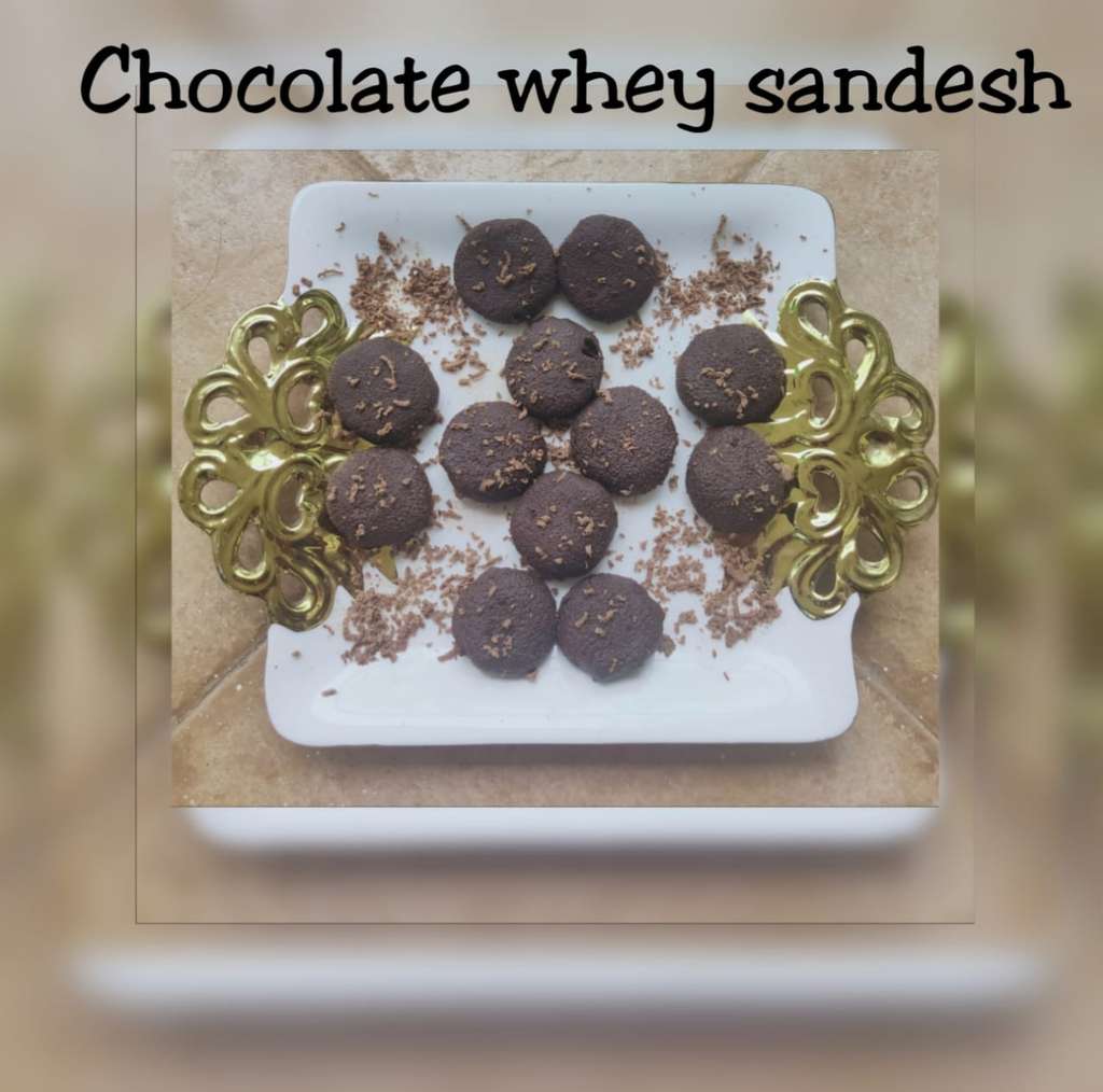 chocolate whey sandesh
