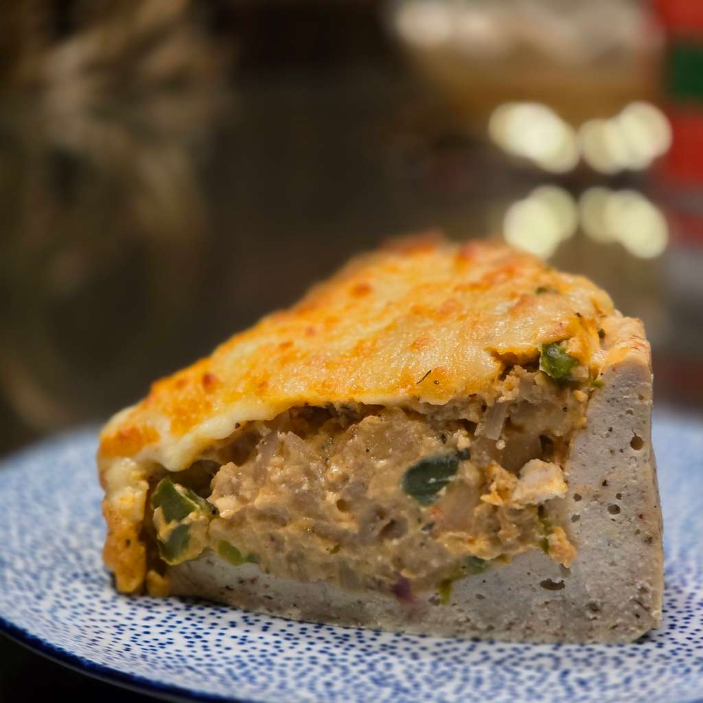 Chick Crust Pizza with Tofu filling 