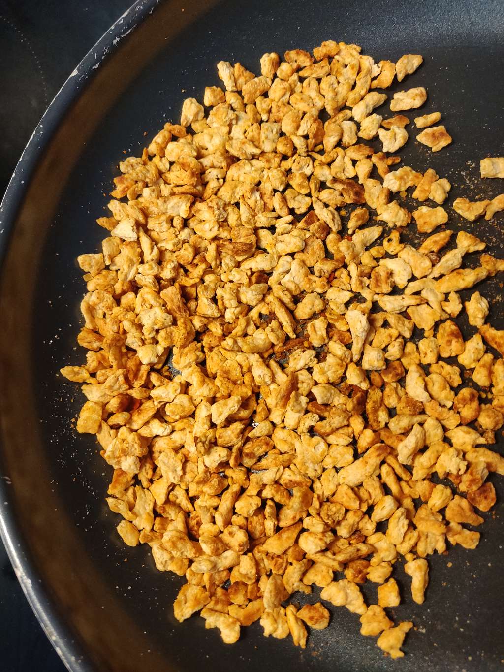 Crunchy soya granules