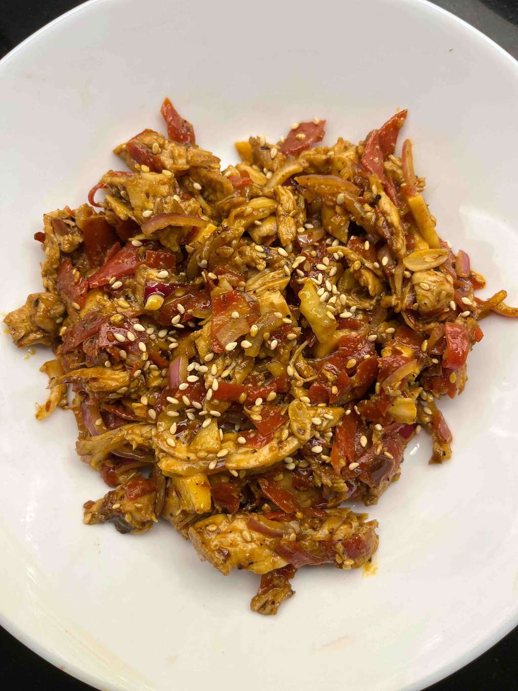 Carrot Korean chicken 