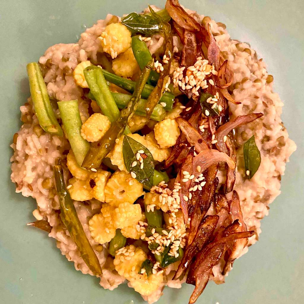  Moong beans porridge 