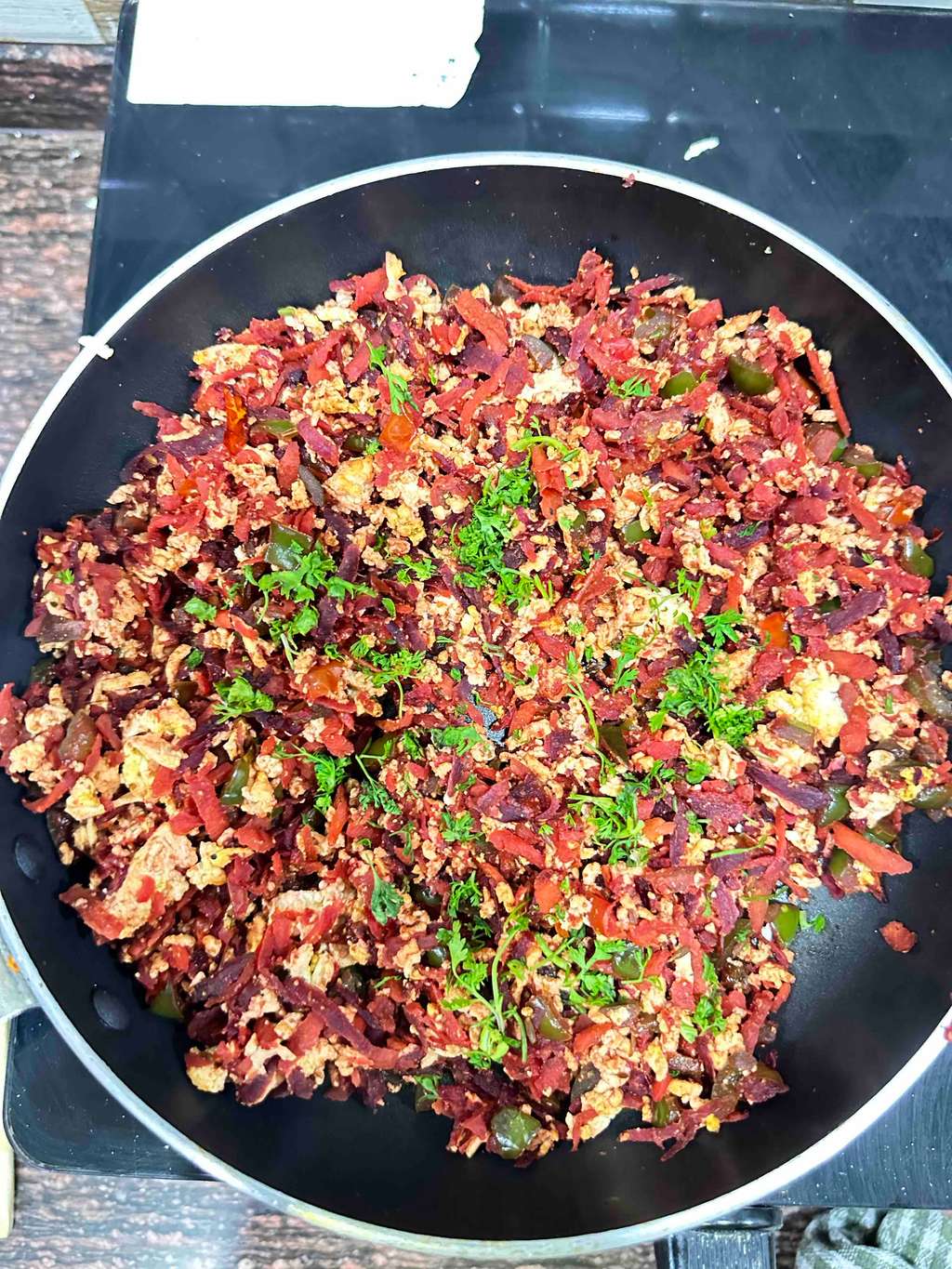 Iron rich Protein Rich Bhurji 