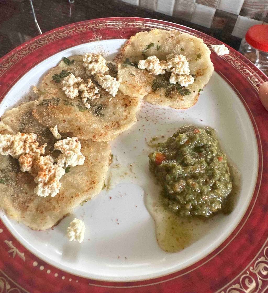 Paneer chilla 
