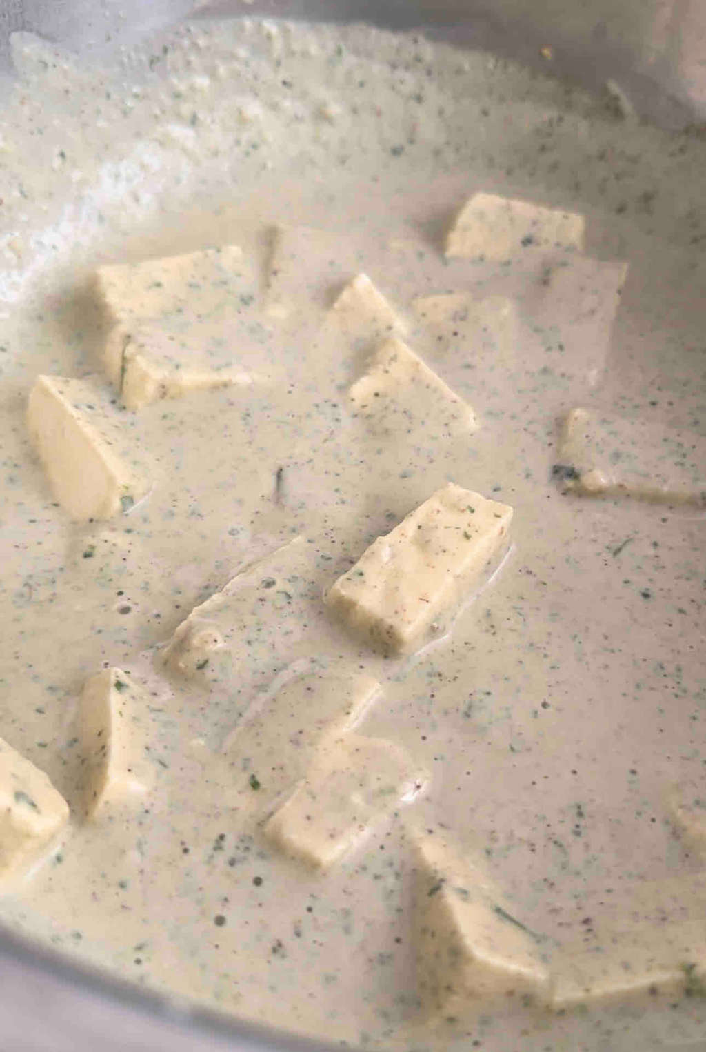 Navratri special Creamy paneer 