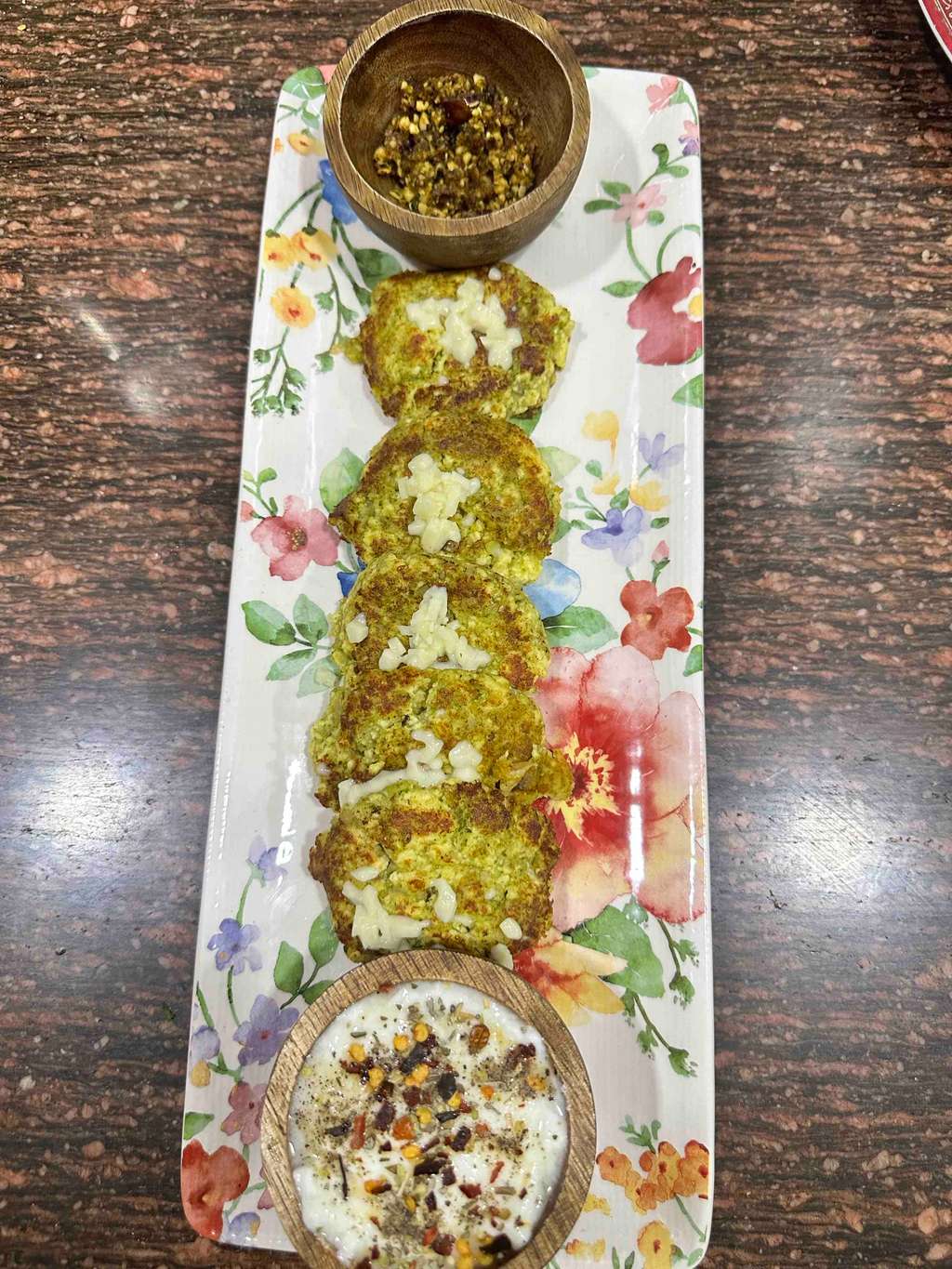 Paneer Broccoli Tikki
