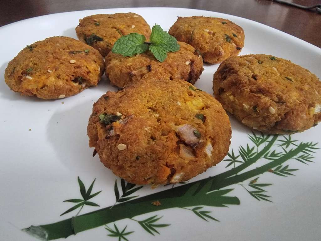 AirFryed Soya Cheese Cutlets