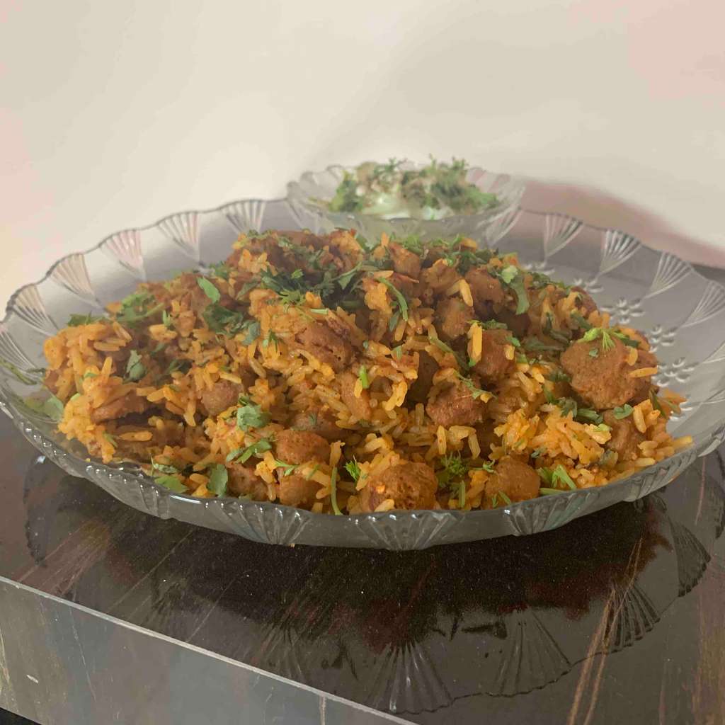 Soya biryani 