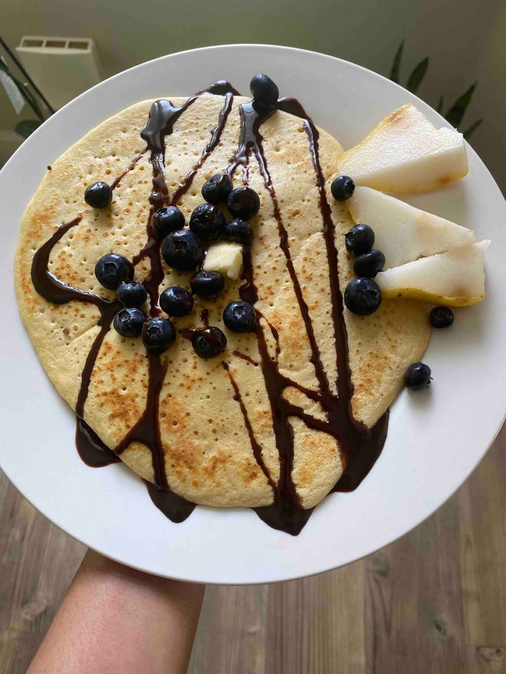 wheat blueberry pancakes