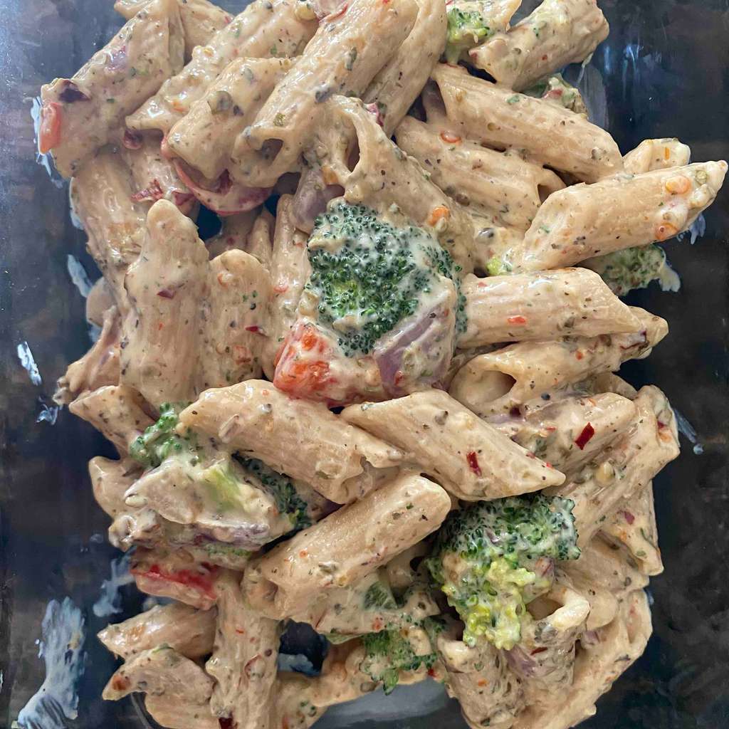 white sauce pasta