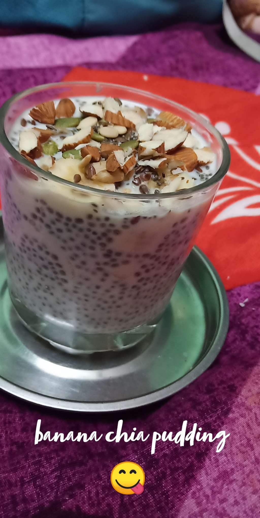 banana chia pudding 