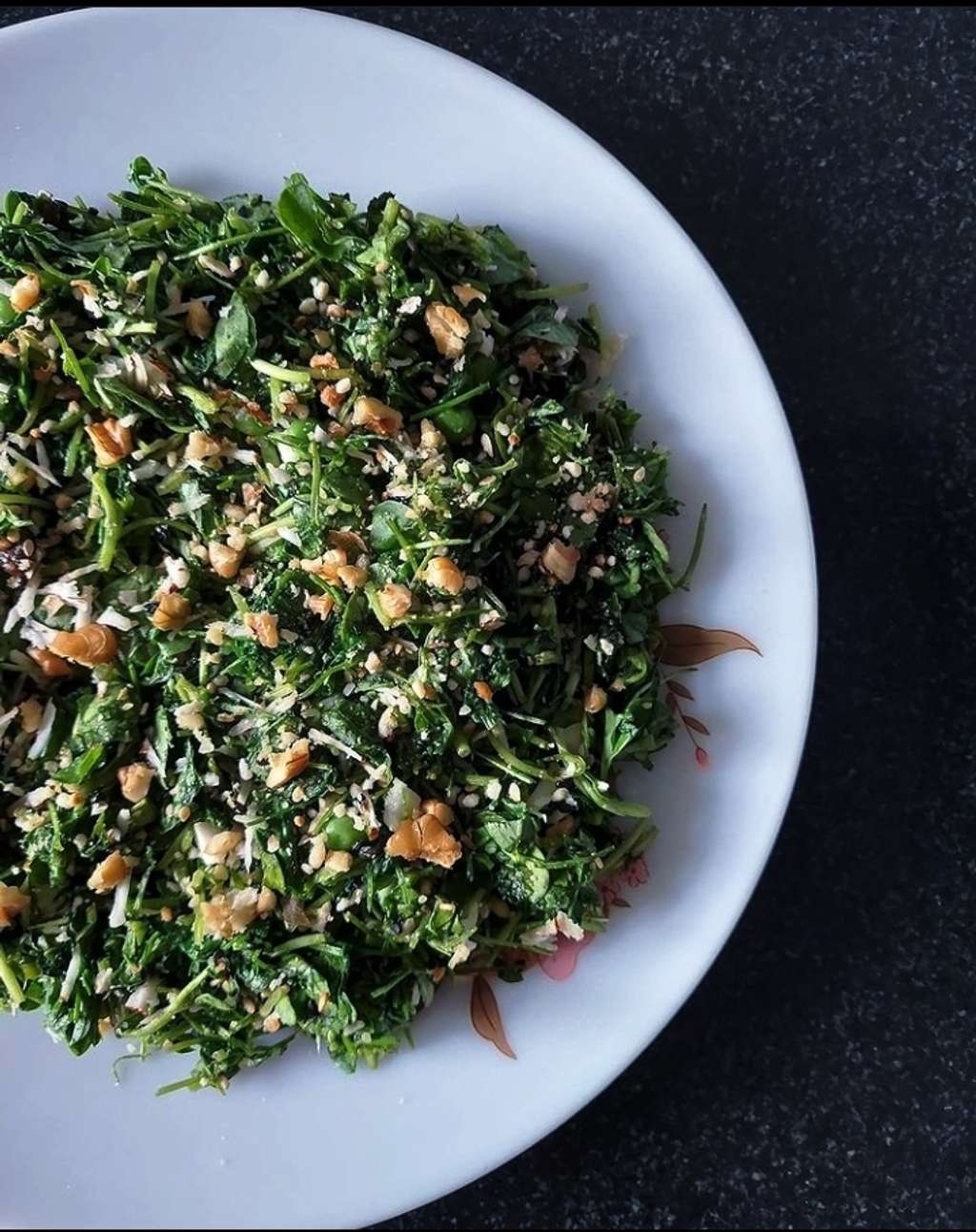 raw methi salad