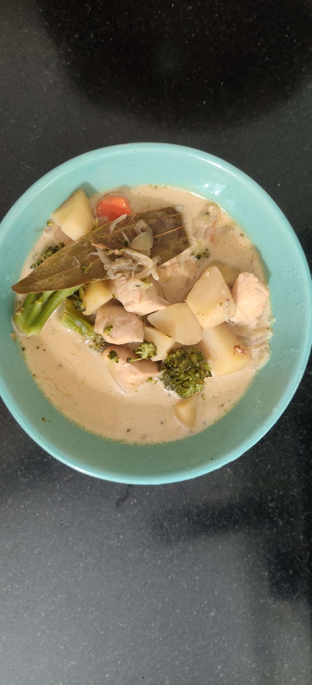 Coconut milk chicken stew