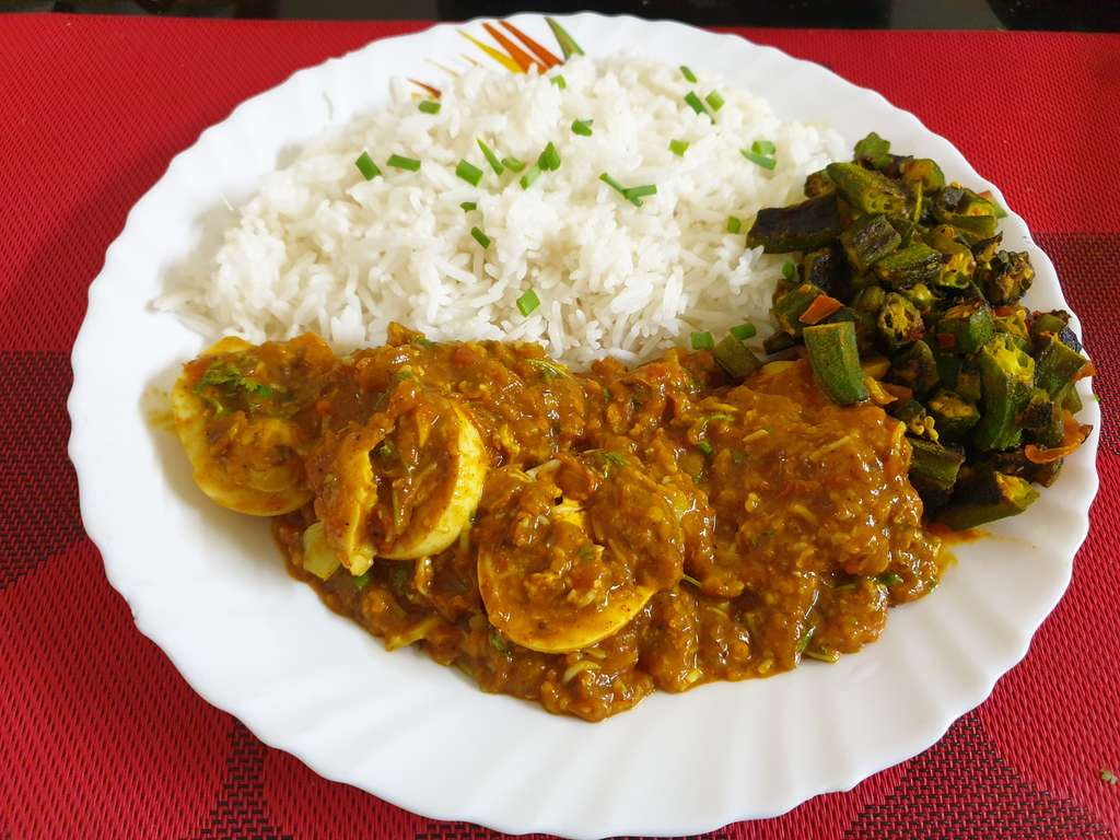 Egg Curry Rice