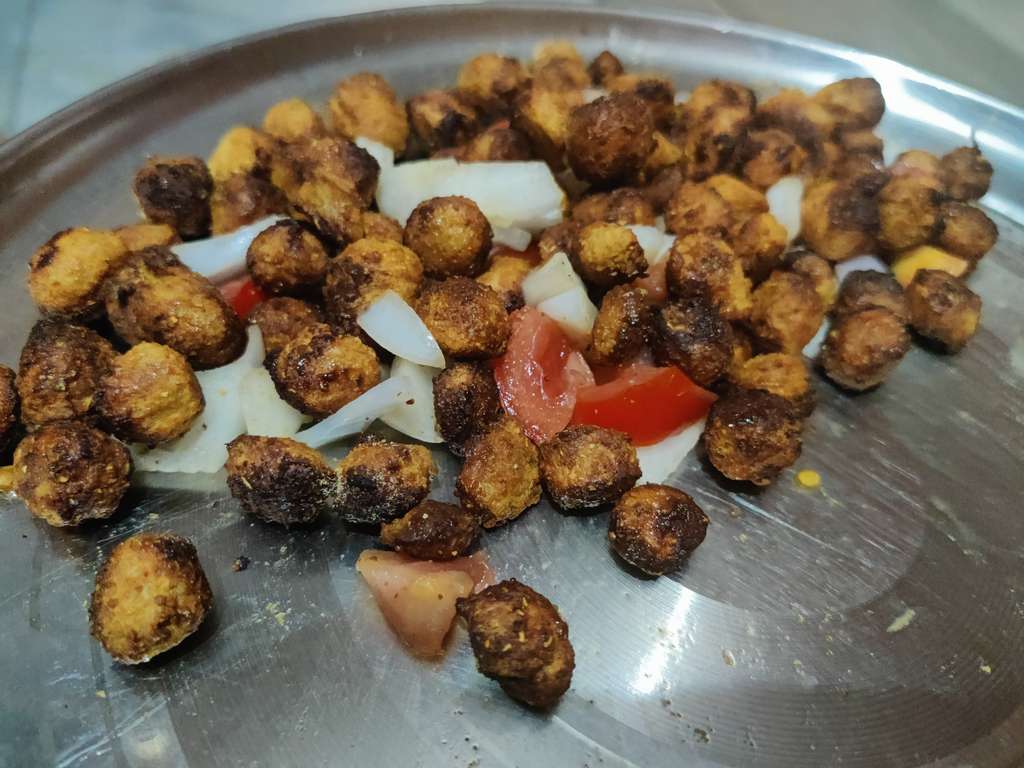 crispy soya bhel- Protein rich meal