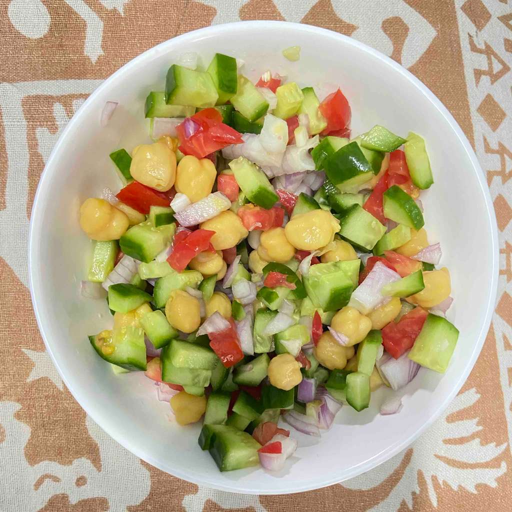protein veggie salad 