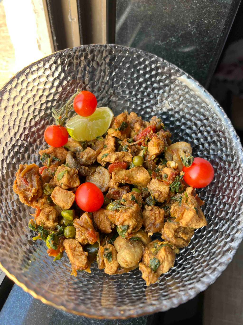 No oil chicken salad