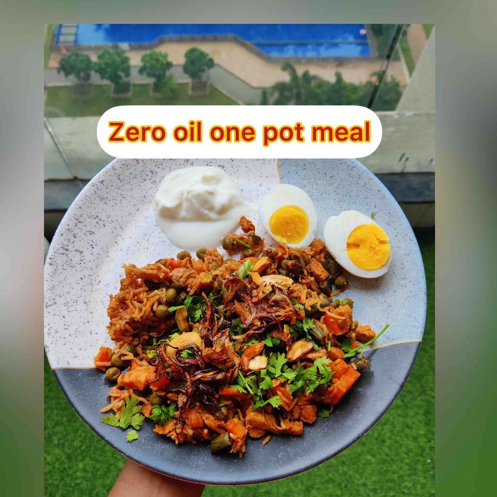 Zero oil one pot meal