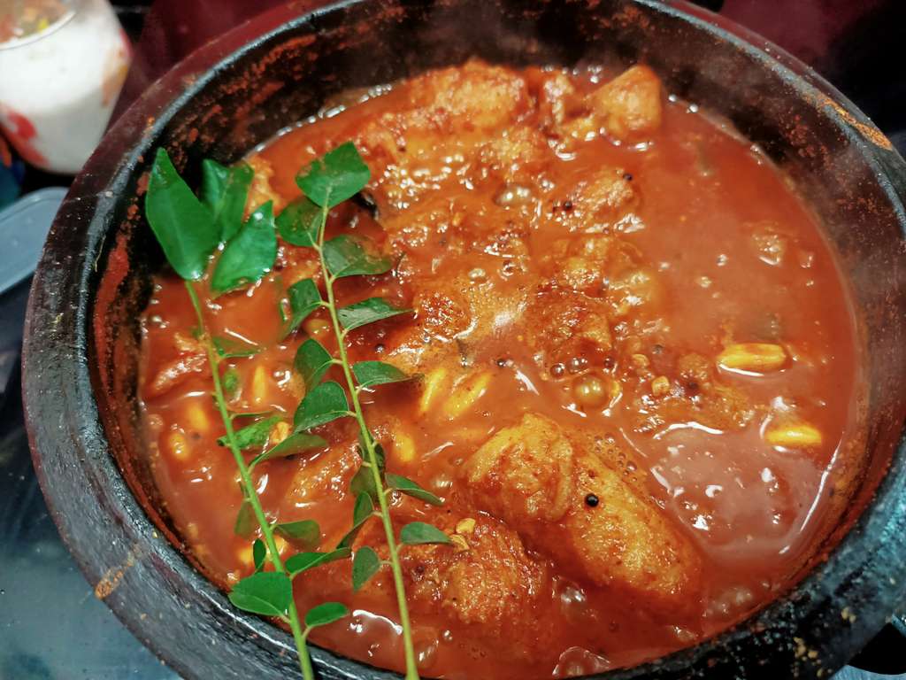 Kerala Fish curry in traditional Clay pot