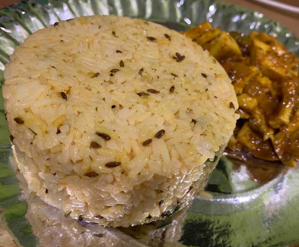 Cheat Meal (Jeera Rice With Paneer Chilies)
