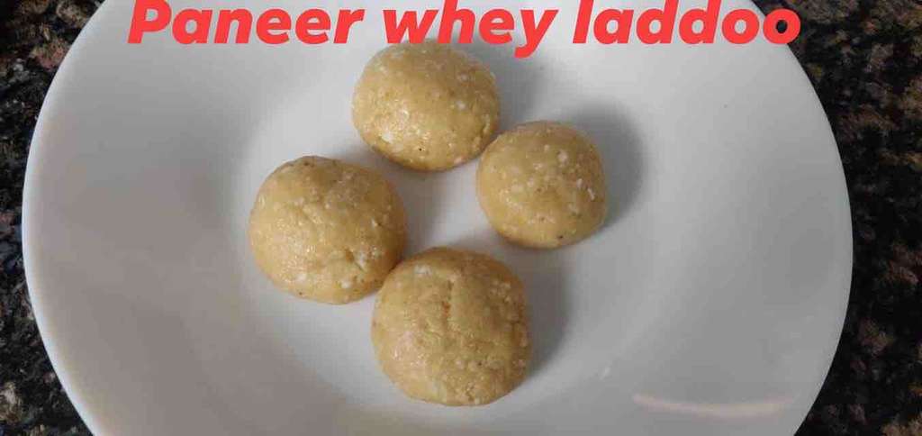 paneer whey ladoo