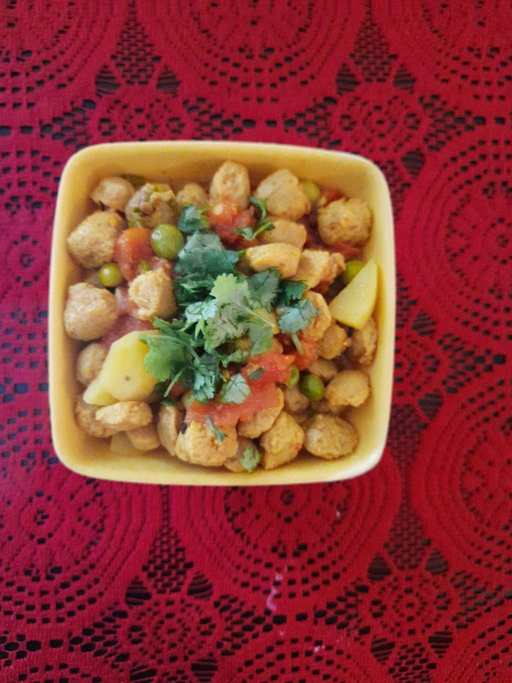 soya chunks curry
