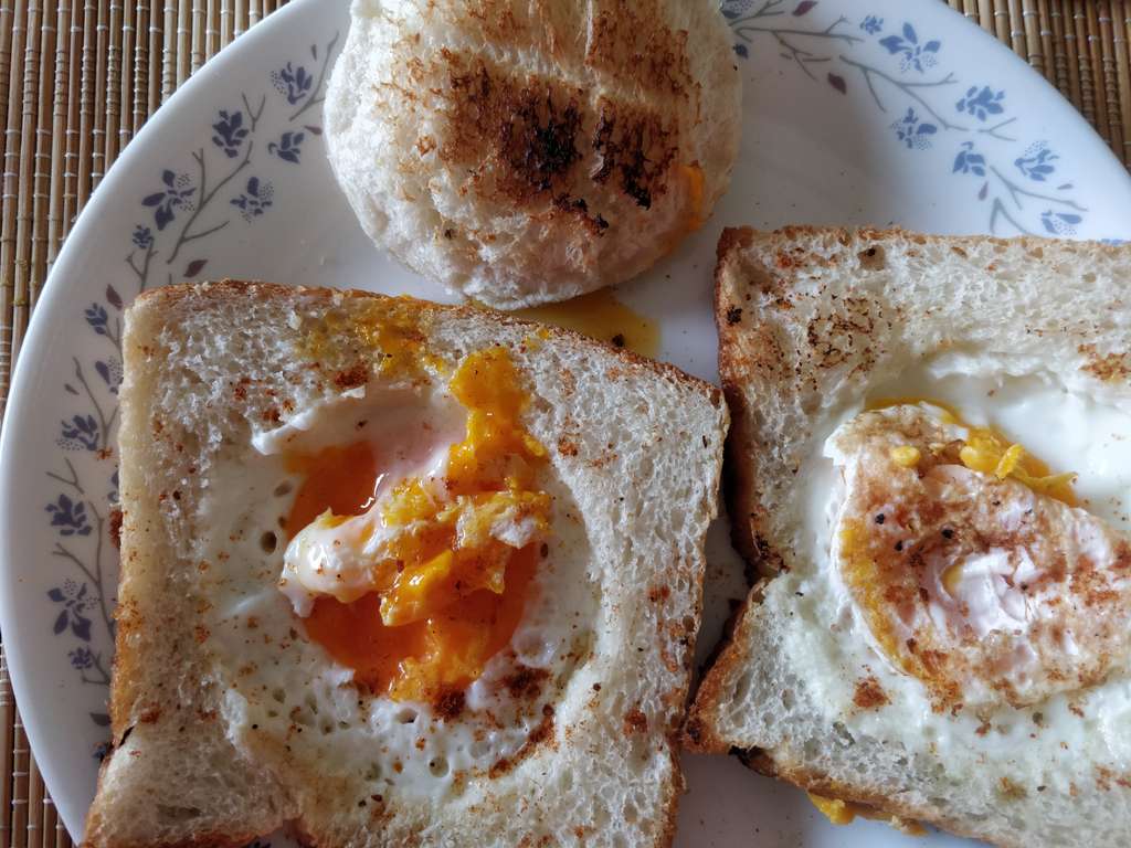 Egg in a HOLE( I have named this)