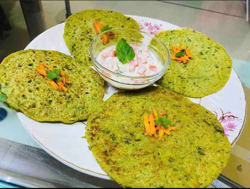 vegetable oats pancakes 