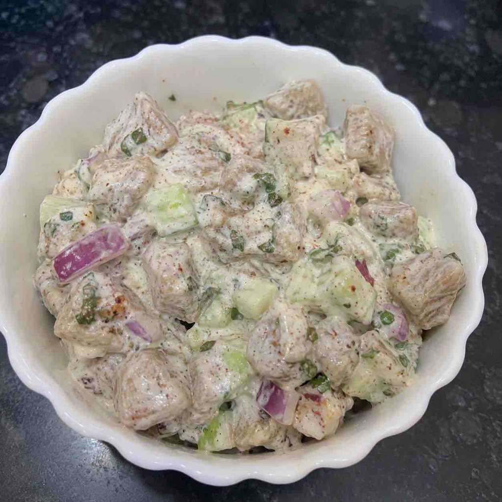 Spicy Curd Soya Bowl