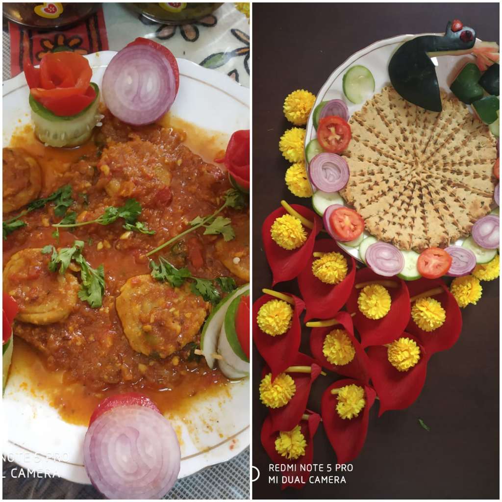FITTR master chef 2/paneer stuffed gutta with rajasthani khabba roti
