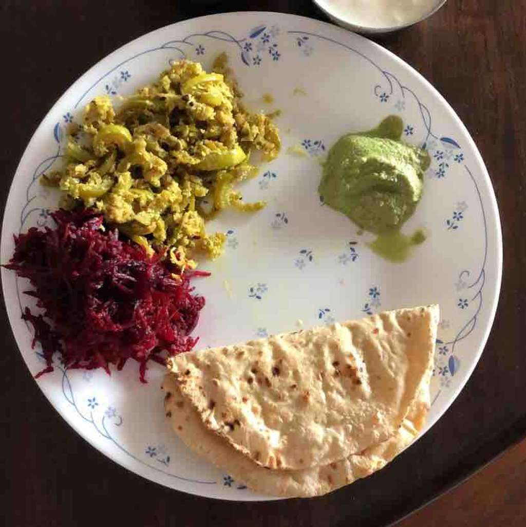 A perfect lunch in diet!