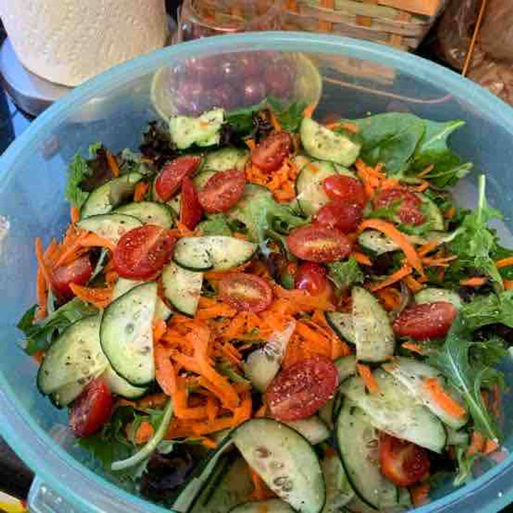 Salad that you can’t resist eating.