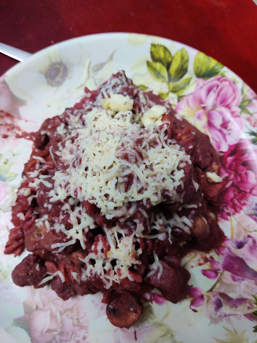 Beetroot Sauce pasta