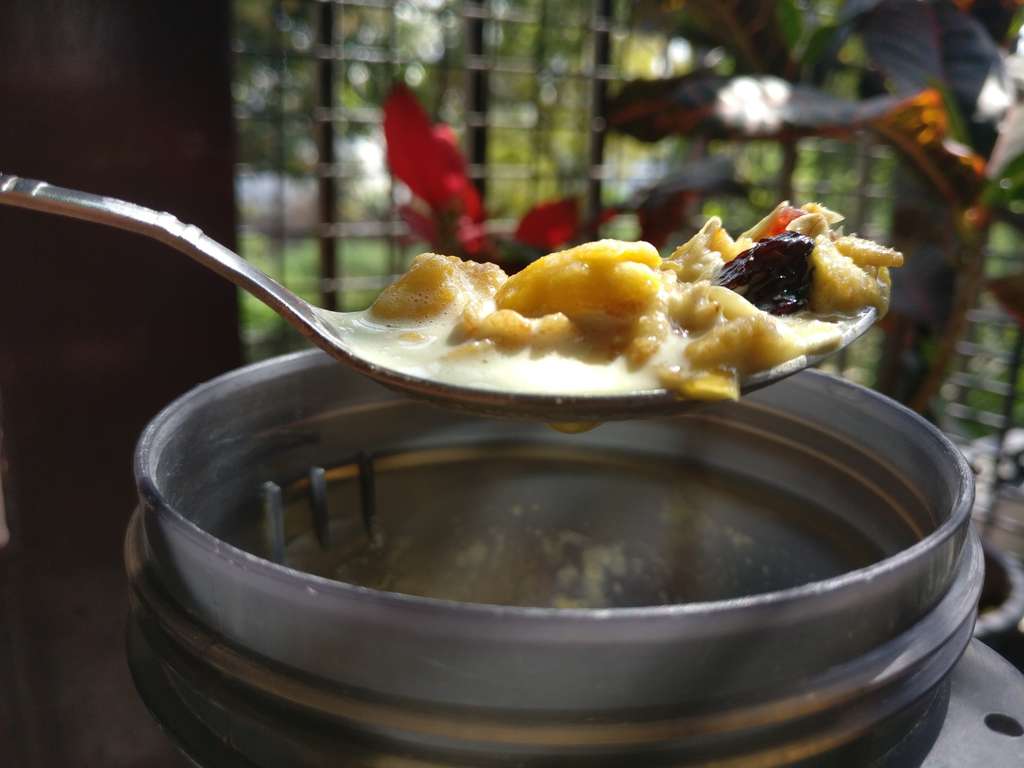 High protein Muesli breakfast