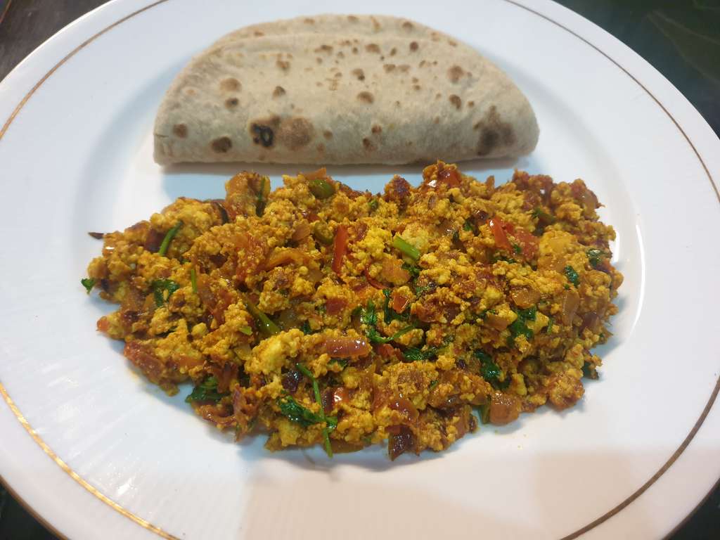 Paneer Bhurji & Chapati