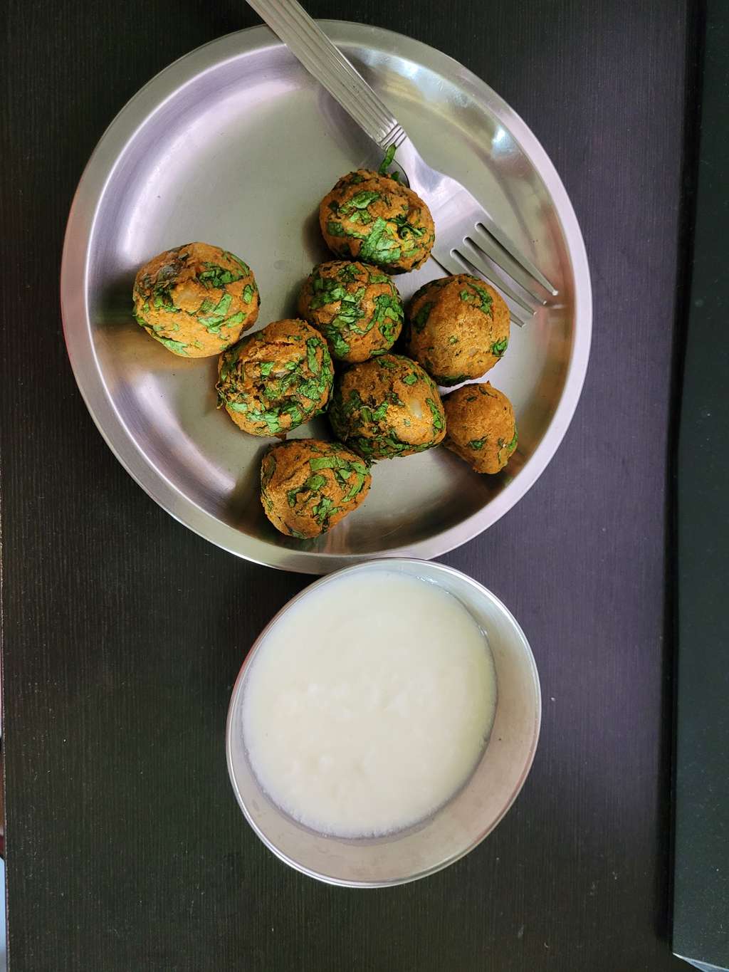 Soya palak tikki - Airfryer