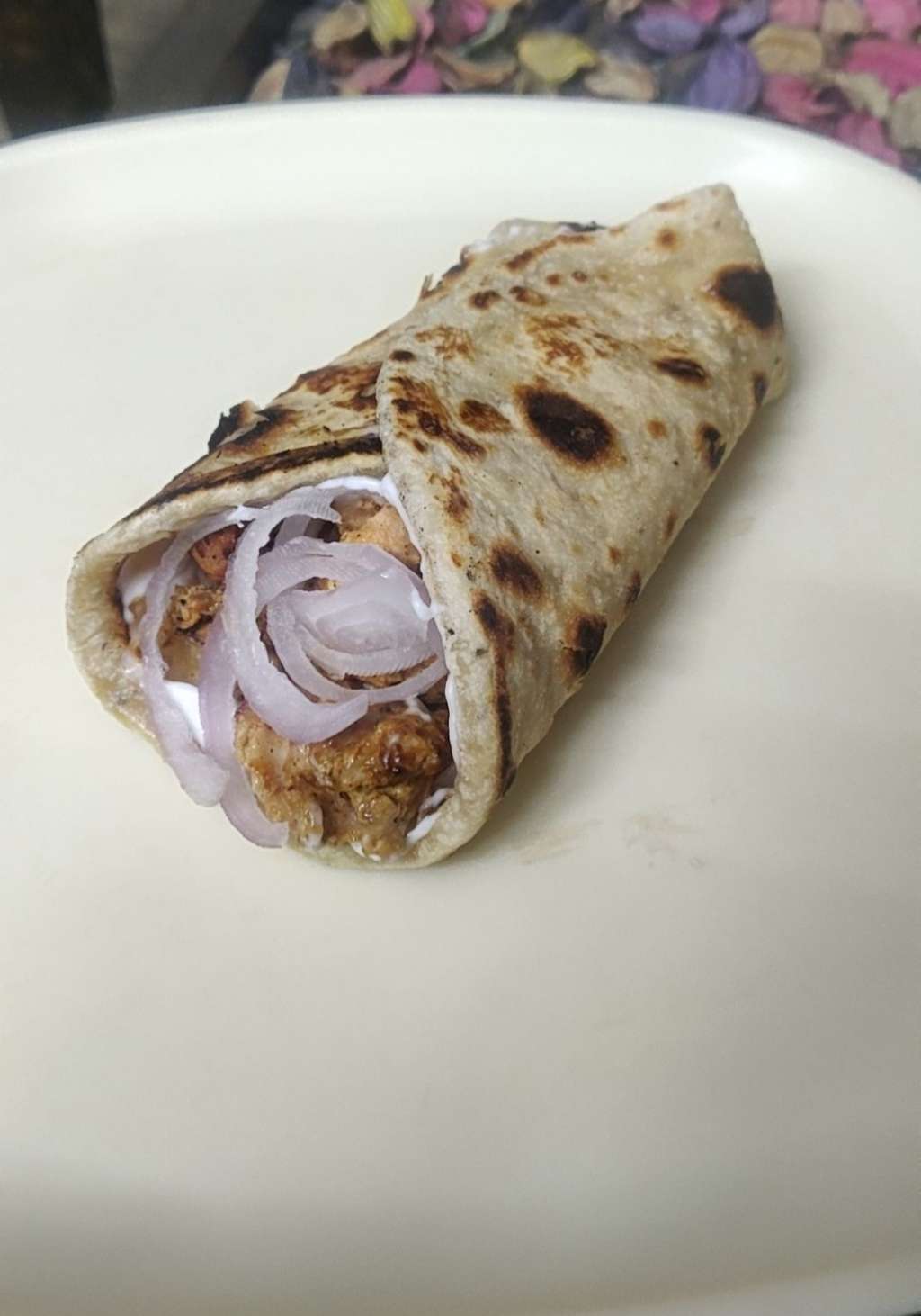Air fried chicken tikka wrap 🌸🌸