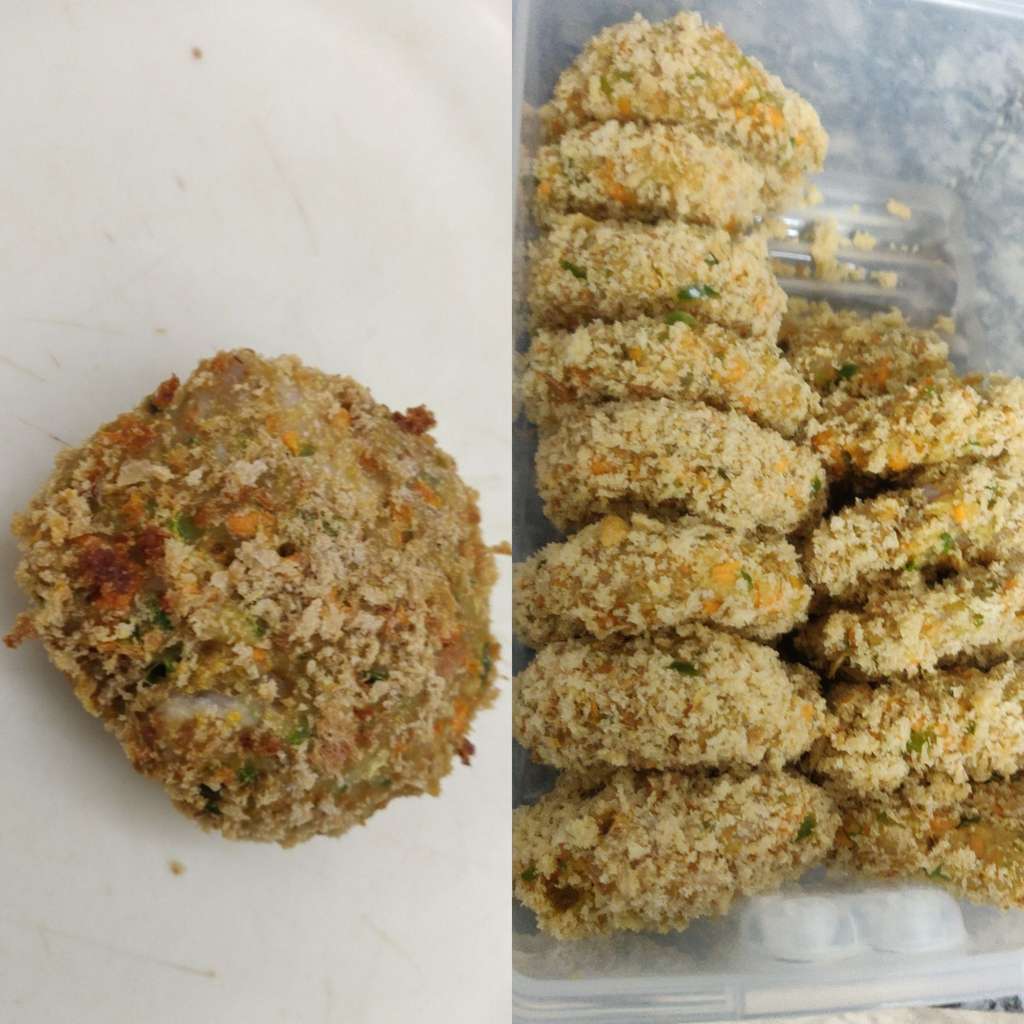 Homemade Air fried chicken patties πΈ