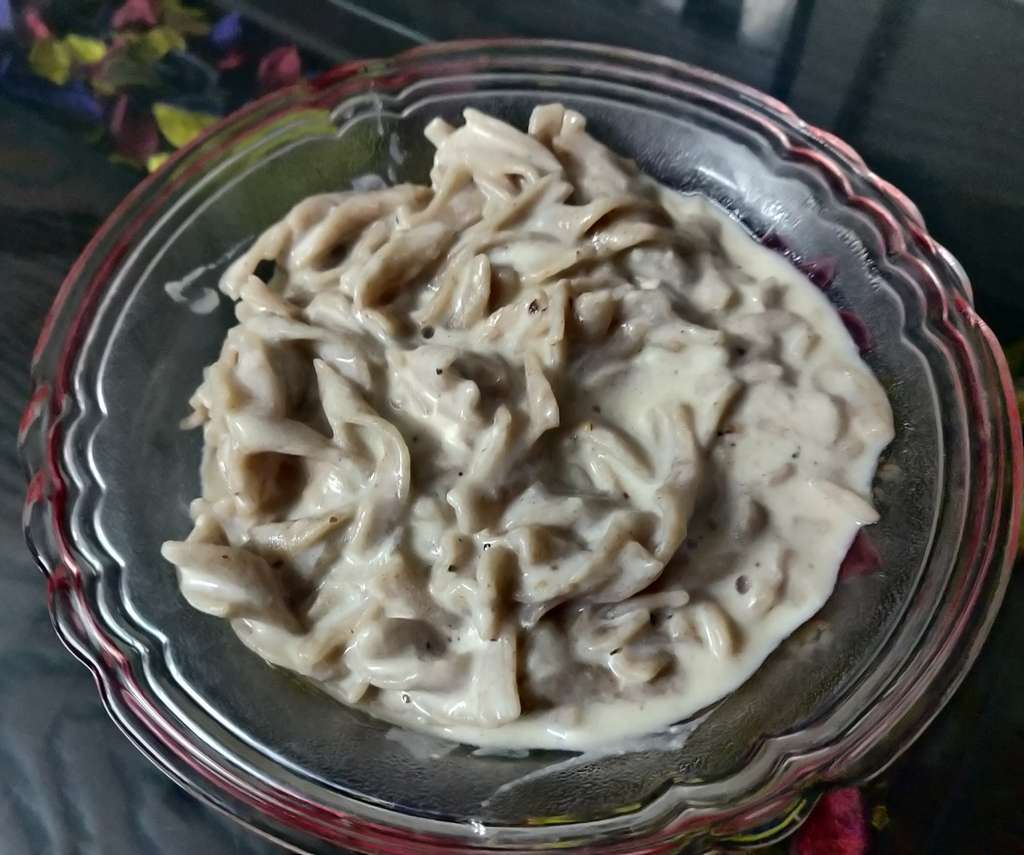 Multi millet cream sauce pasta 🌸