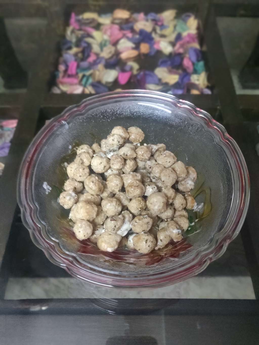 Cheesy soya chunks 🌸