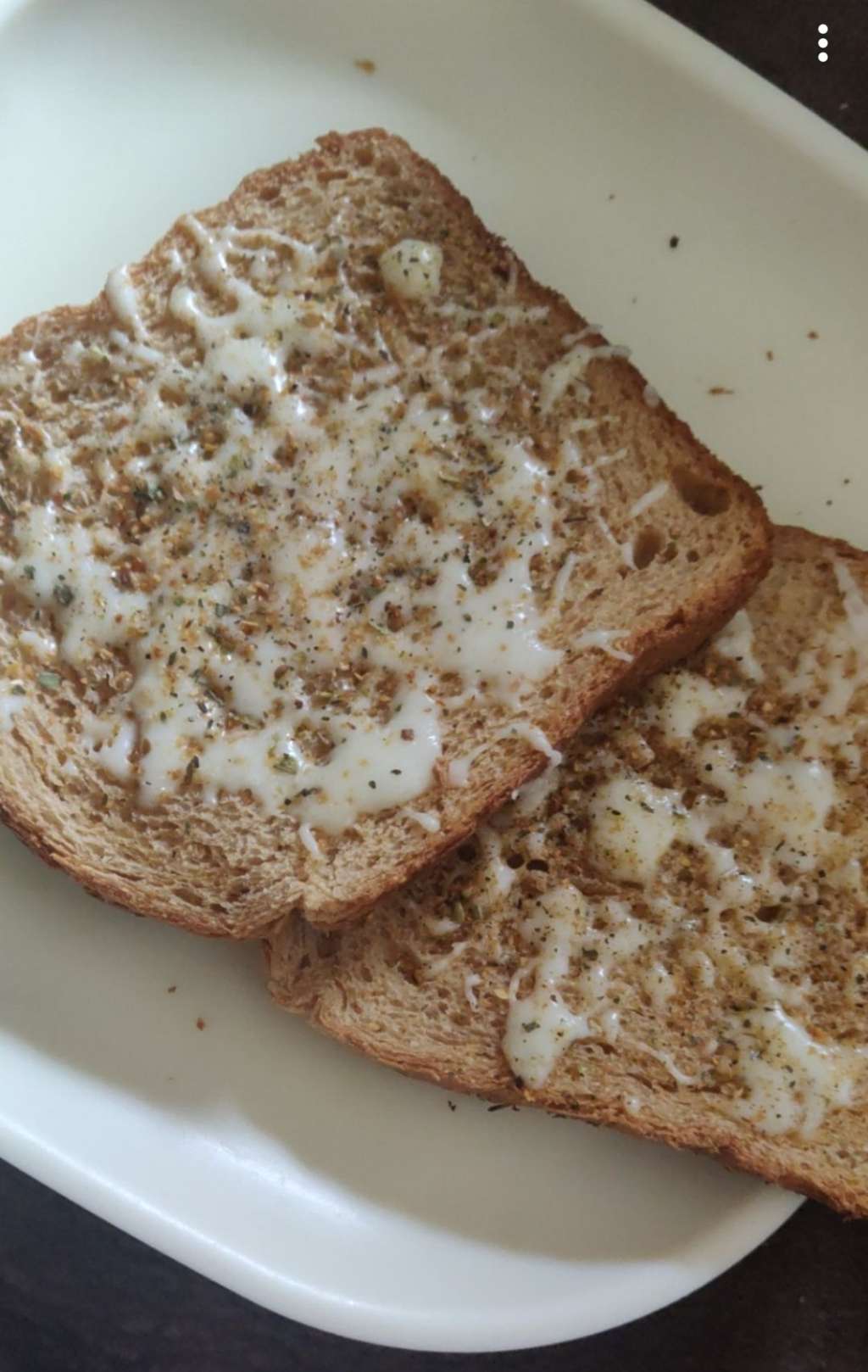 Cheese garlic bread 🌸
