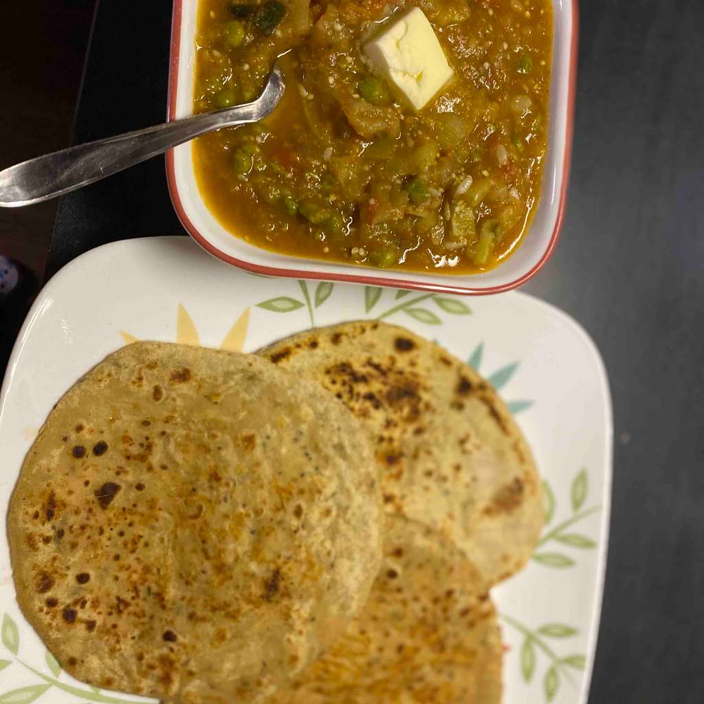 Protien Paranthas bhaaji