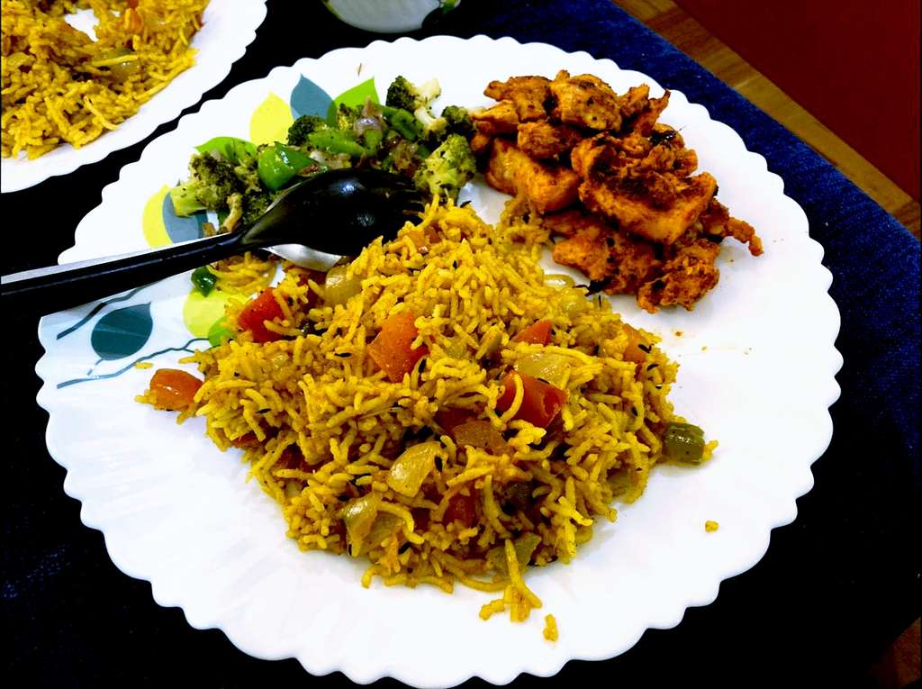low calorie rice chicken