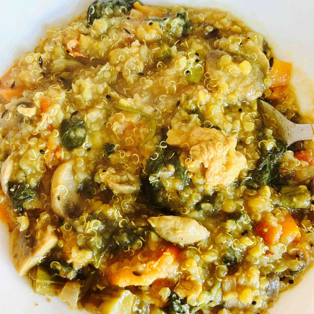 Quick quinoa/rice nutritious