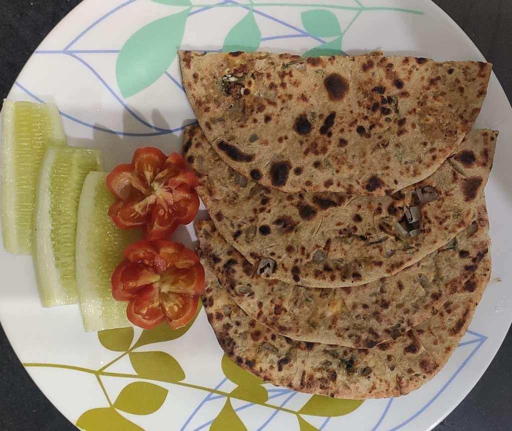 SOYA PANEER PARANTHA 