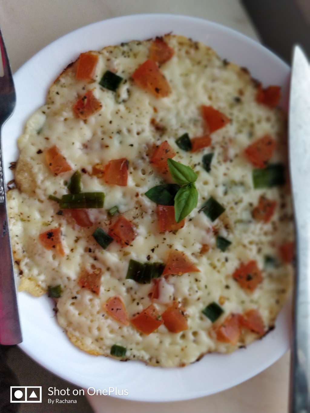 Suji/Rava cheese Pizza