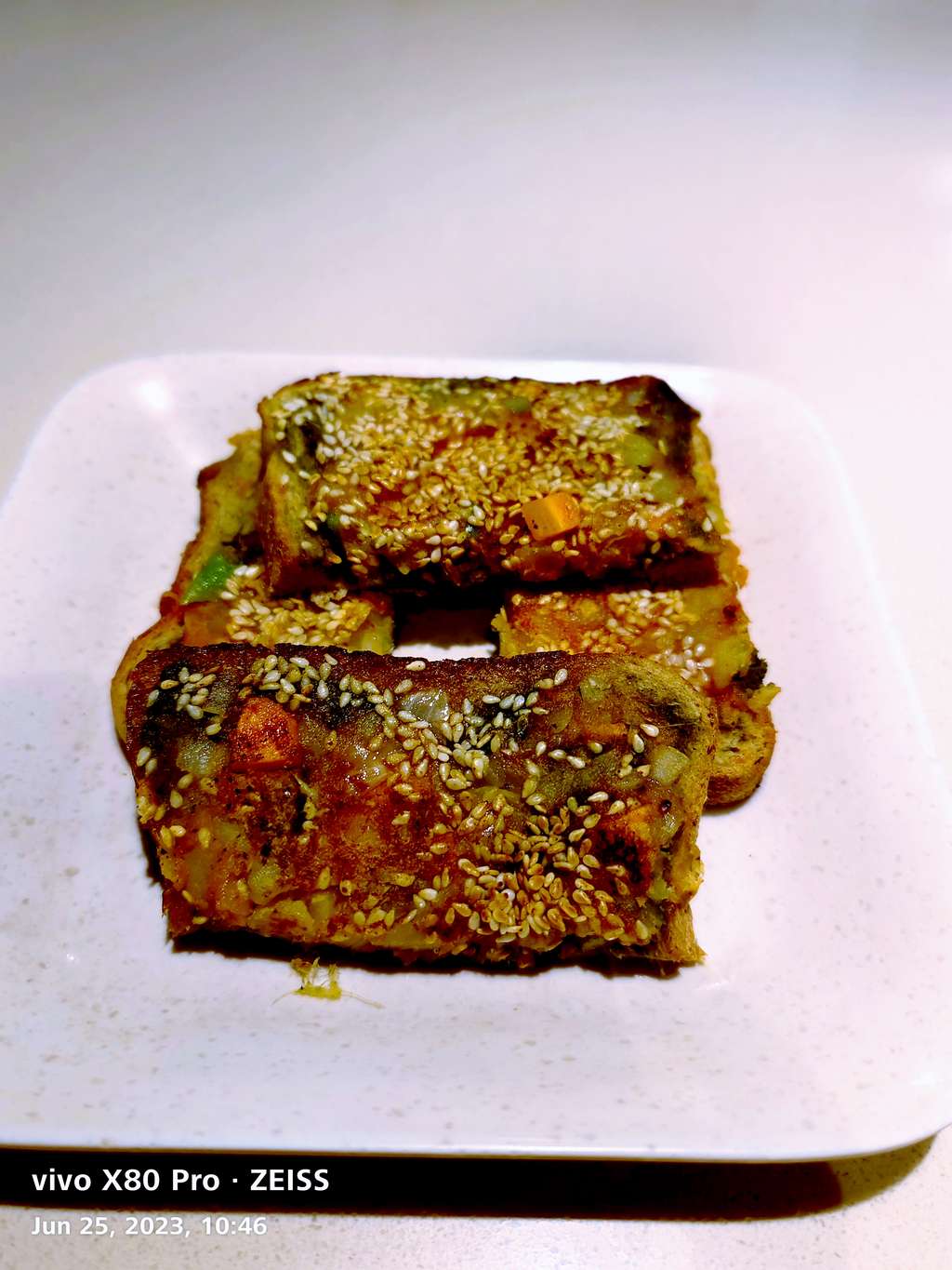 Sweet Potato Sesame Toast