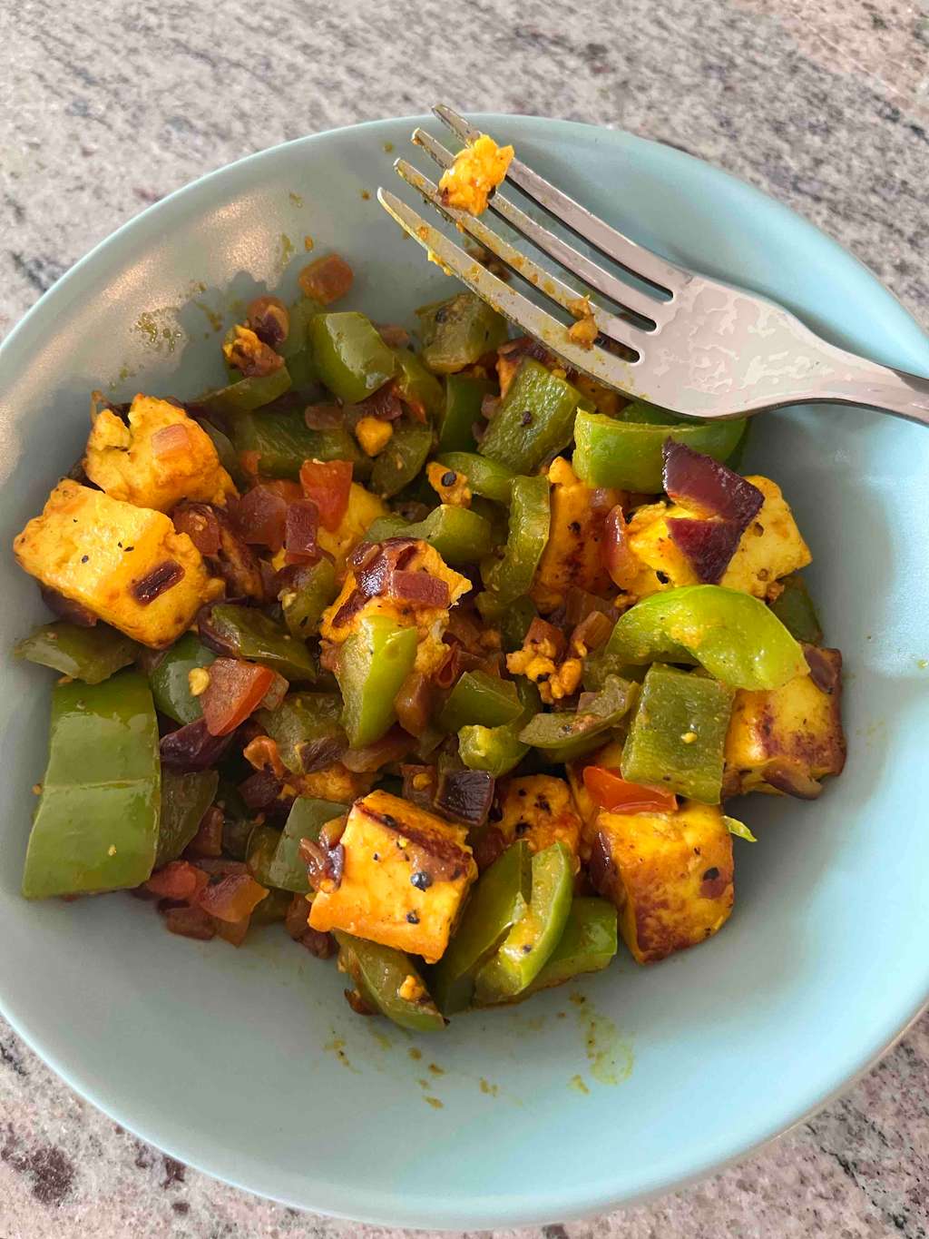 dry paneer snack