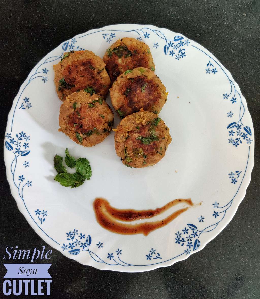 Simple Soya Cutlet - High Protein
