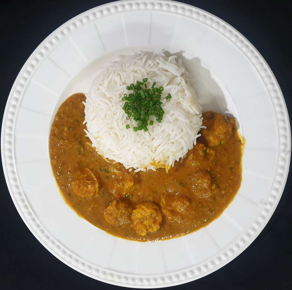 Prawn 🥥 Curry Rice 