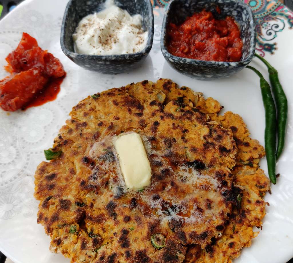 Soya mooli paratha